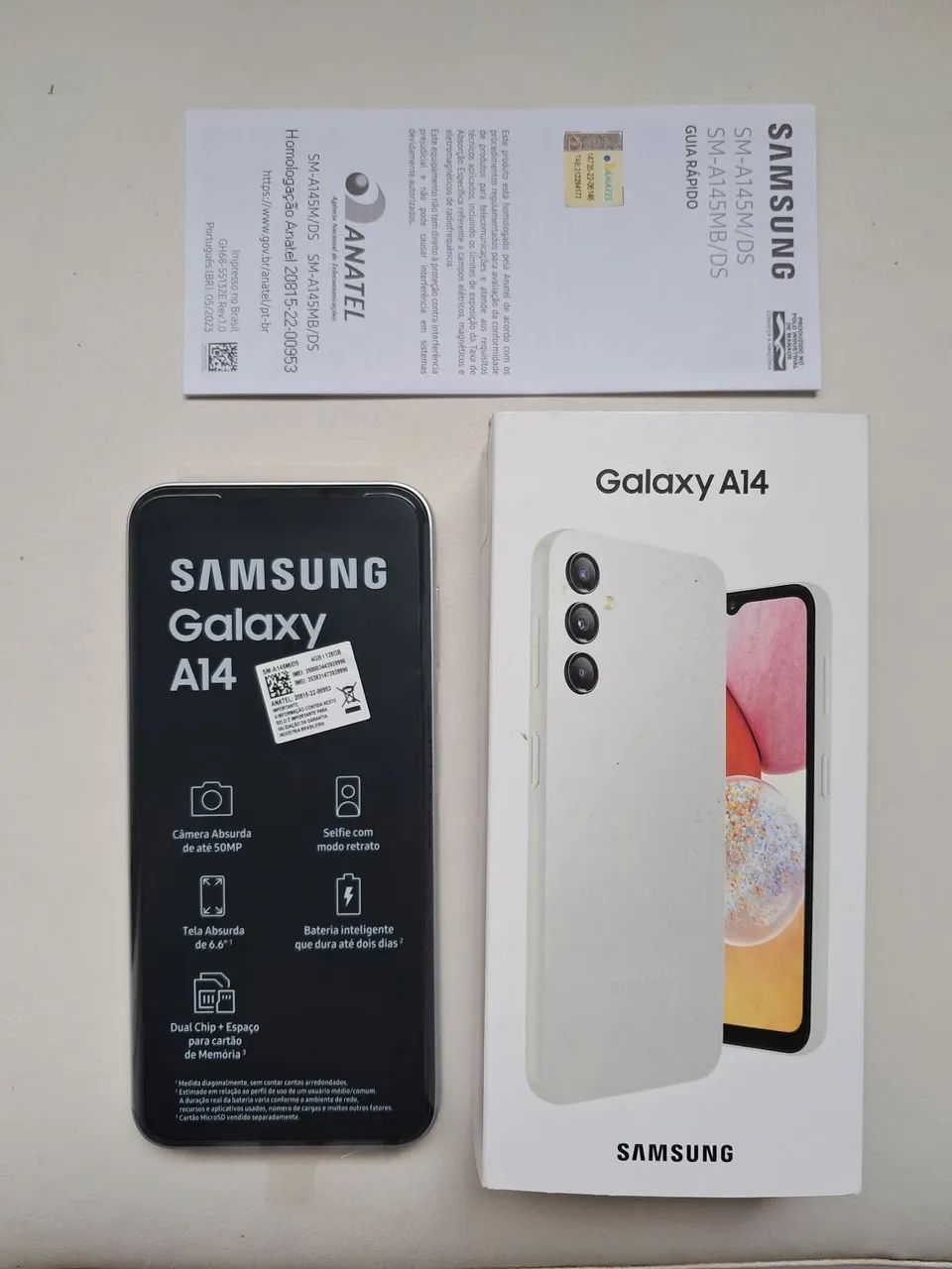 Samsung A14 - Prata - Foto 4