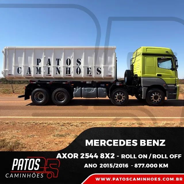 Mercedes Benz Axor 2544 8x2 Roll On / Roll Off 2015/2016 - Foto 4
