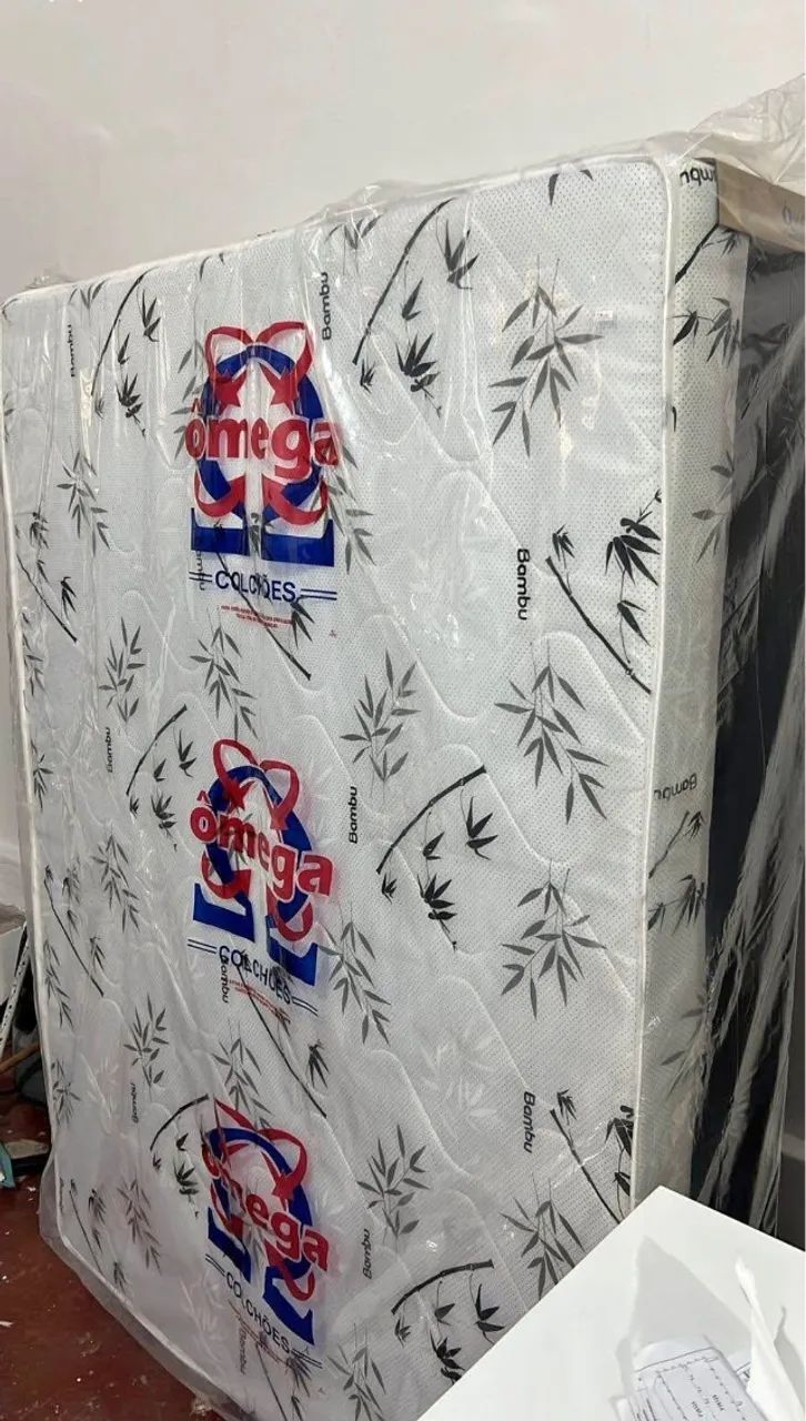 Cama box com mola (novo) hojE