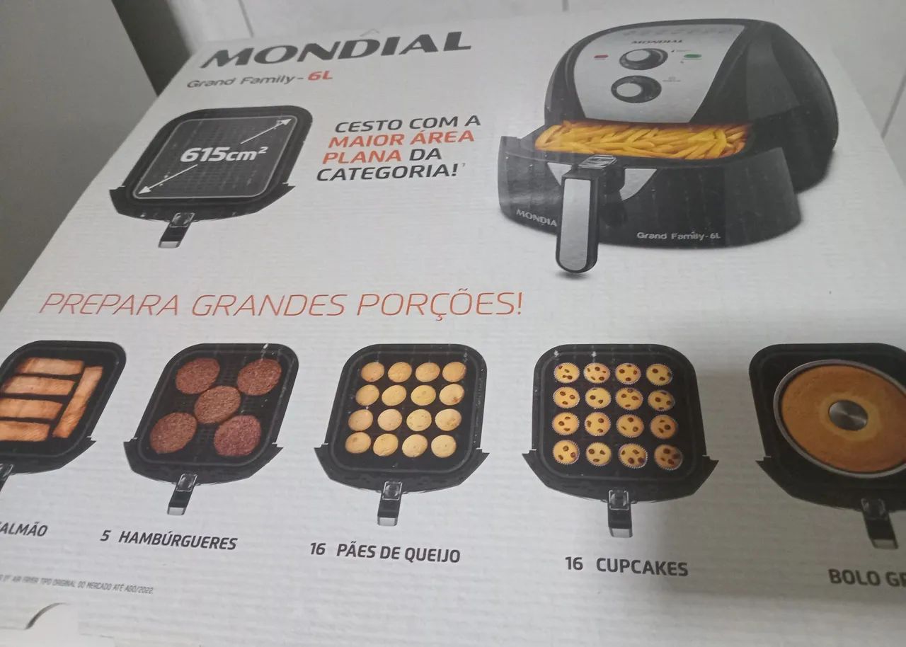 Air Fryer Mondial Grand Family 6 litros, Sem uso, na garantia  - Foto 2