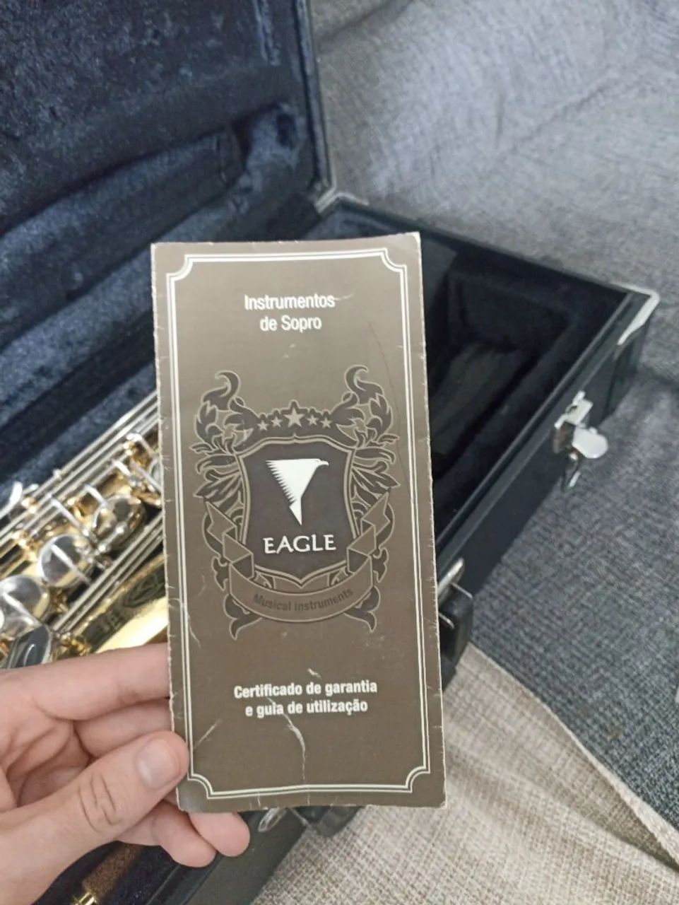 ? Saxofone Eagle | Excelente Conservação + Kit Completo - Foto 5