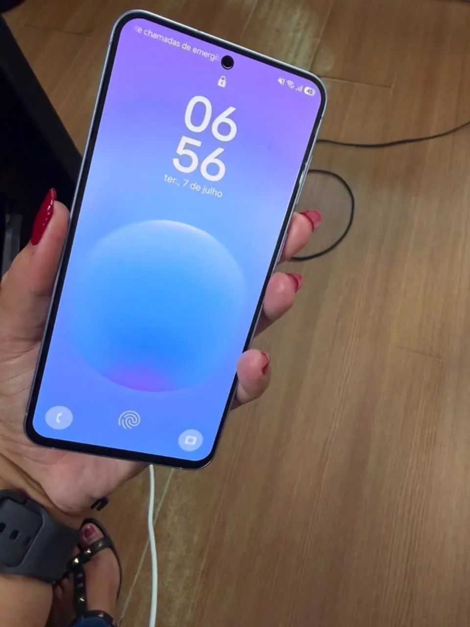 Samsung A57, 256 gigas Lilas - Foto 2