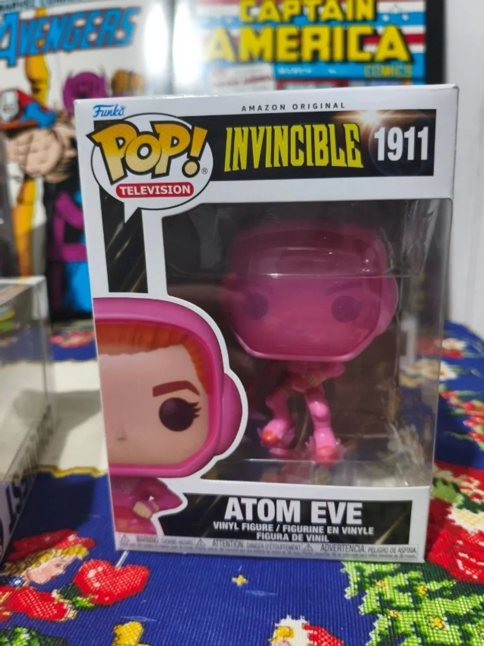 Funko Pop! Television: Amazon Original: Invencible Atom Eve Eve Atômica 1911 - Foto 2