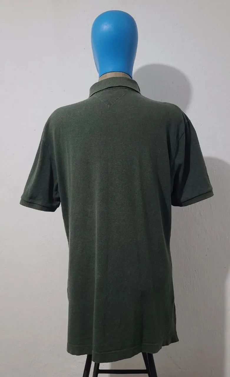 Blusa Polo da Tommy Hilfiger Verde tamanho XL, bonita, confortável, tecido macio.  - Foto 6