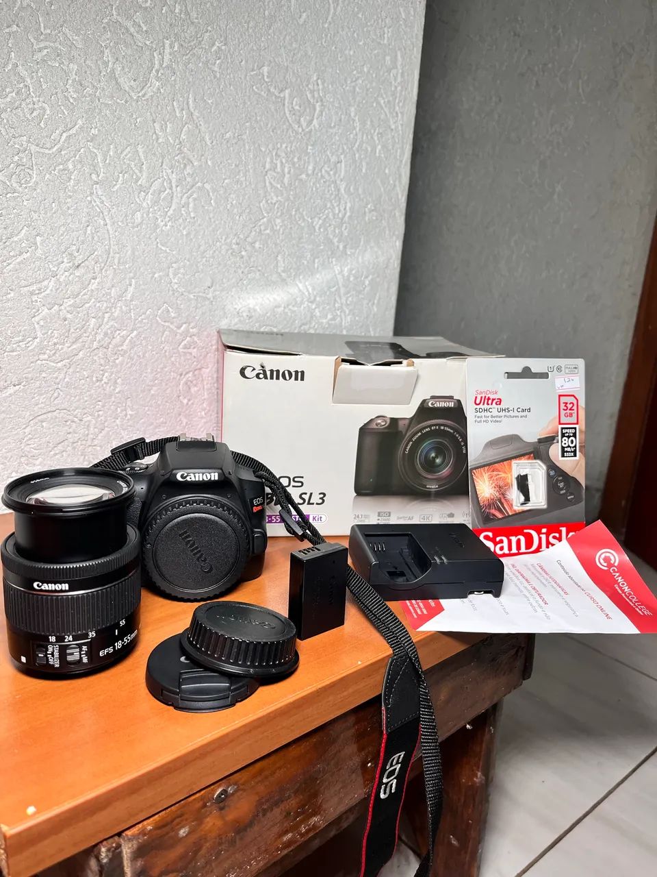 Câmera SL3 cânon 