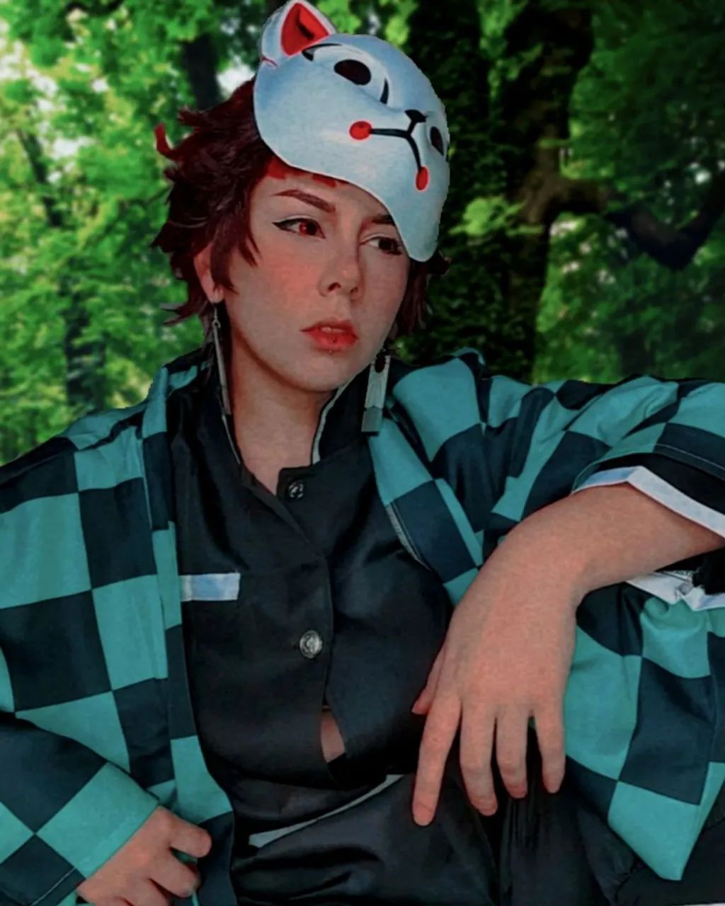 Cosplay Tanjiro Kimetsu no yaiba 