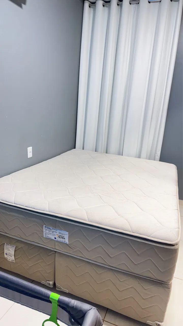 Vendo uma cama Queen Perfeita  - Foto 5