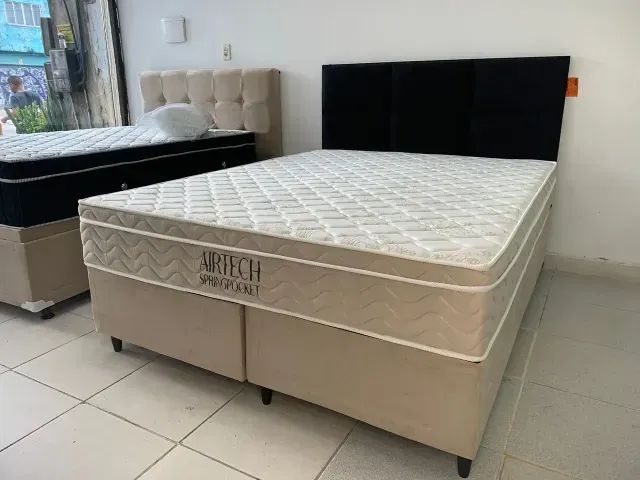 cama super king de molas ensacadas entrega gratis 