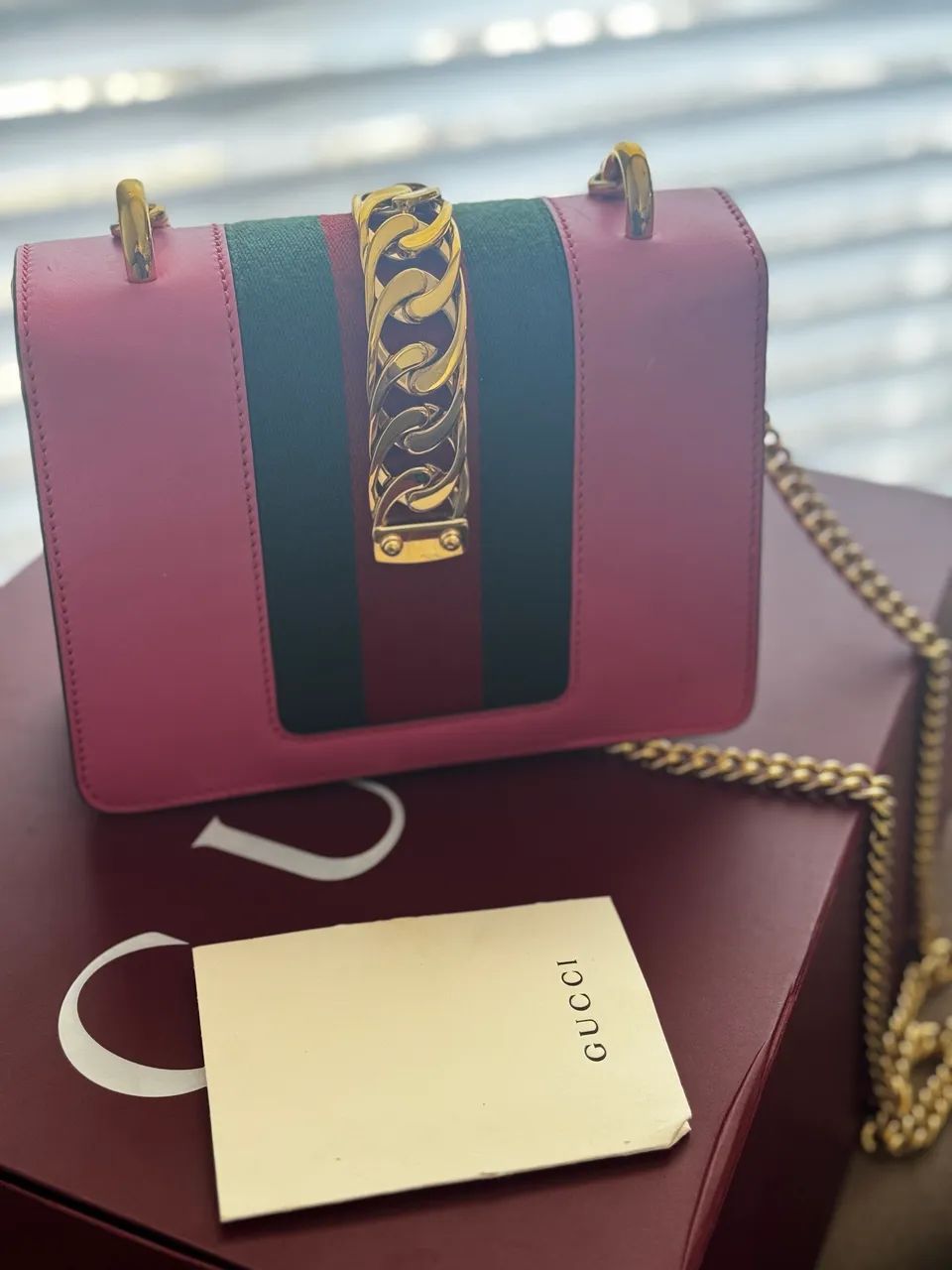 Bolsa Gucci rosa edição limitada - Foto 4