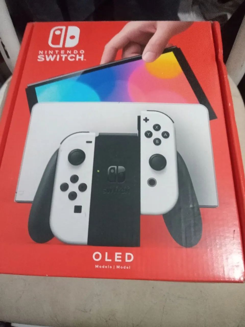 Caixa Nintendo switch OLED modelos:Heg-001,Hac-015,Hac-016 - Peças