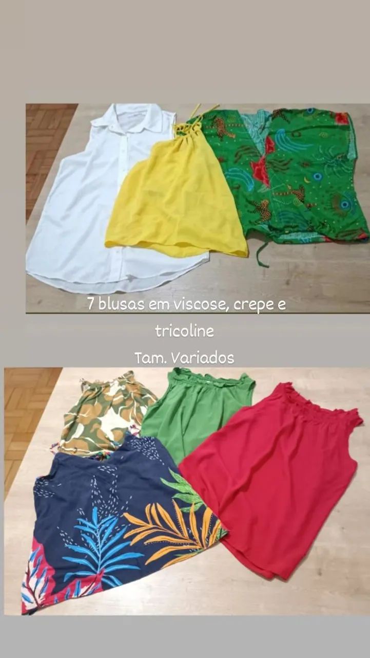 Kit 35 peças para brechó  - Foto 4