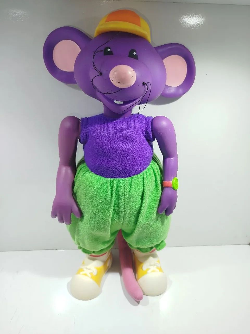 Boneco rato de boné maritel 1996 original.