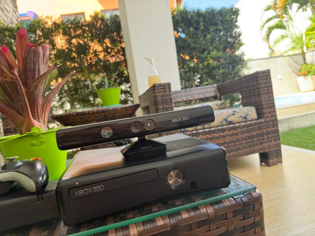 Xbox com Kinect, controle e jogos - Foto 2