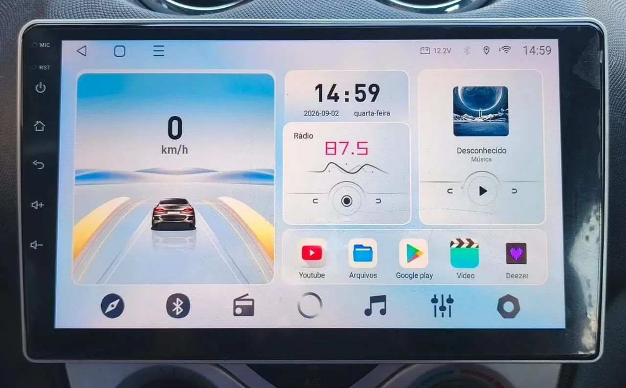 Central Multimídia Navpro 9 Polegadas Android - Octa Core / 3GB RAM / 32GB