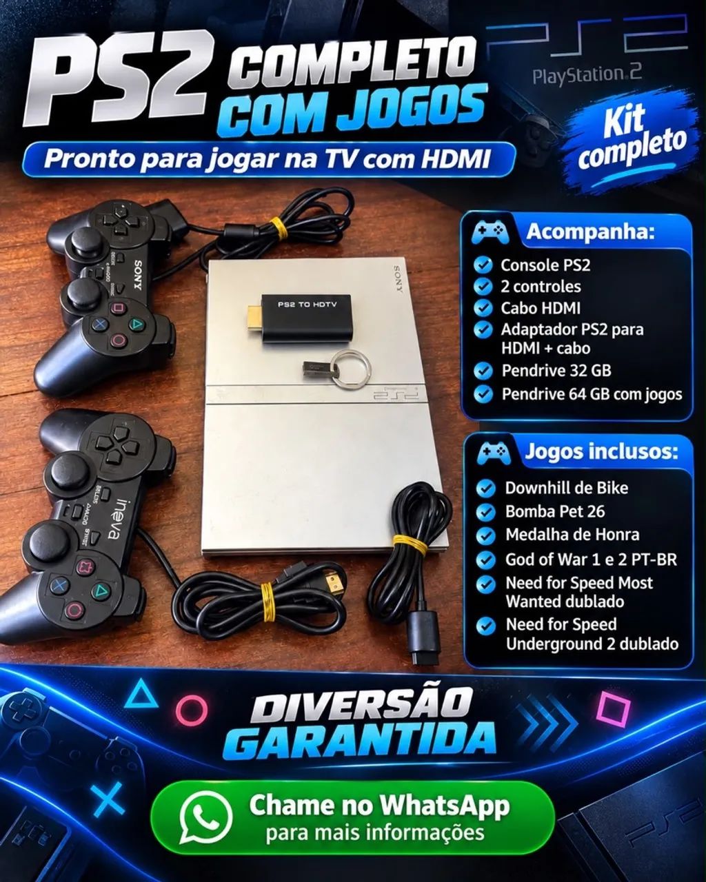 PS2 COMPLETO 