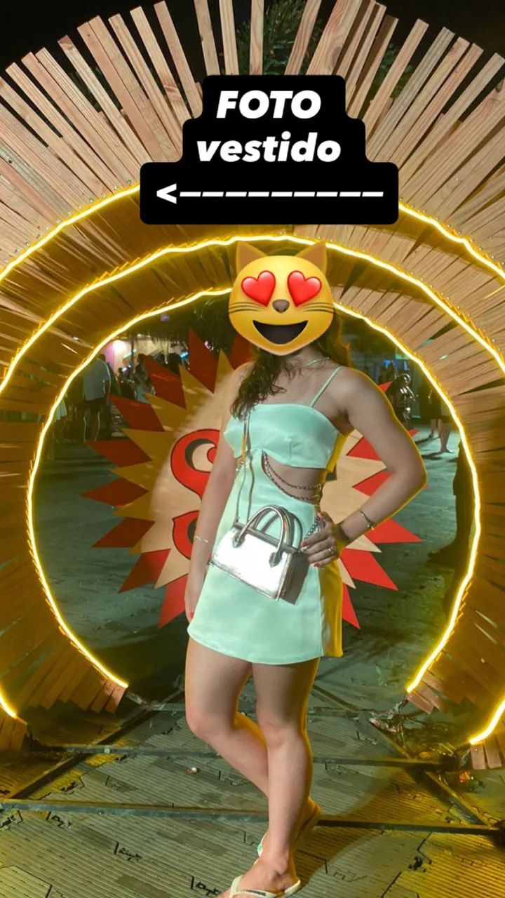 Vestido branco com laterais abertas - Foto 2