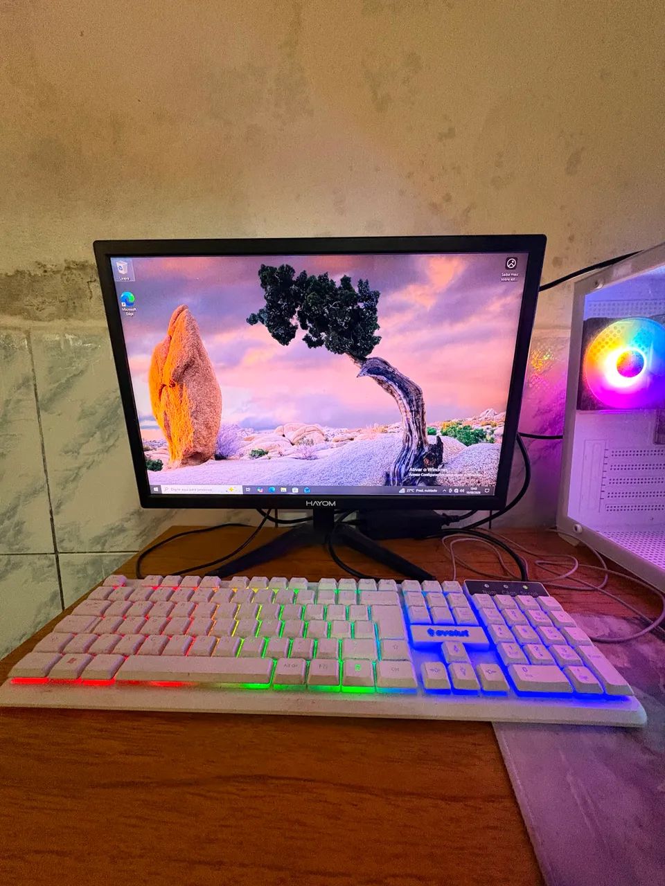 Pc gamer seminovo com mesa inclusa  - Foto 5