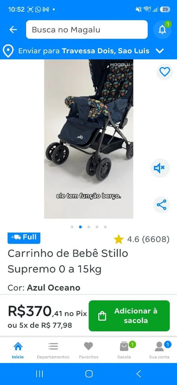 Carrinho para bebê  - Foto 2