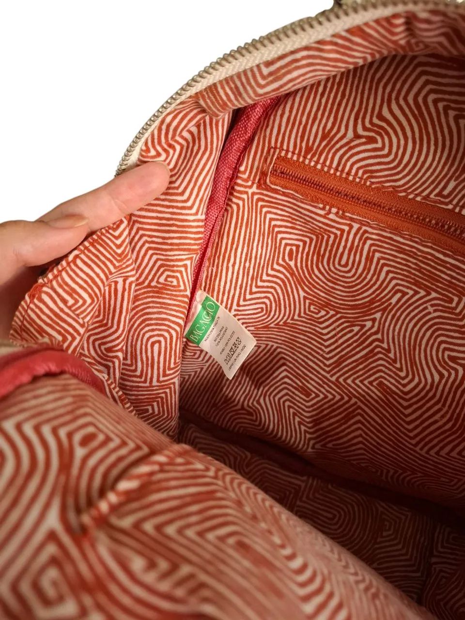 Mini mochila Bagaggio off-white - Foto 4
