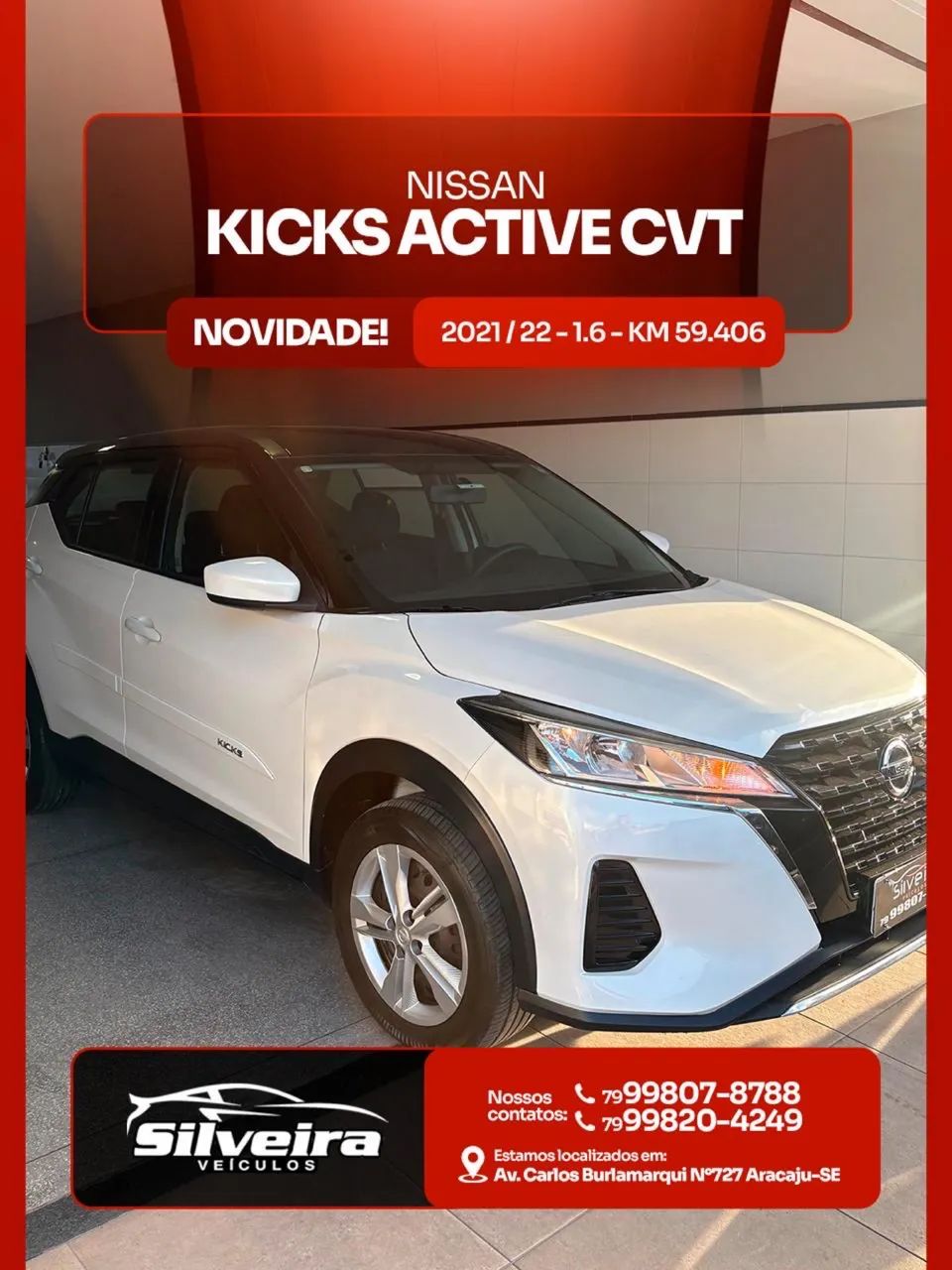 Nissan Kicks KICKS Active S 1.6 16V Flex Aut. 2022