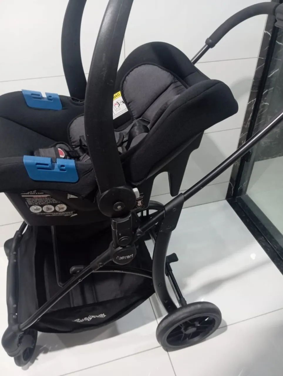 Carrinho de bebê com bebê conforto 2 opiniões de uso - Foto 4