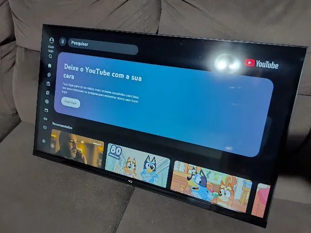 Smart TV Televisão 32 Polegadas HQ Wi-Fi Netflix YouTube - Detalhe - Foto 2