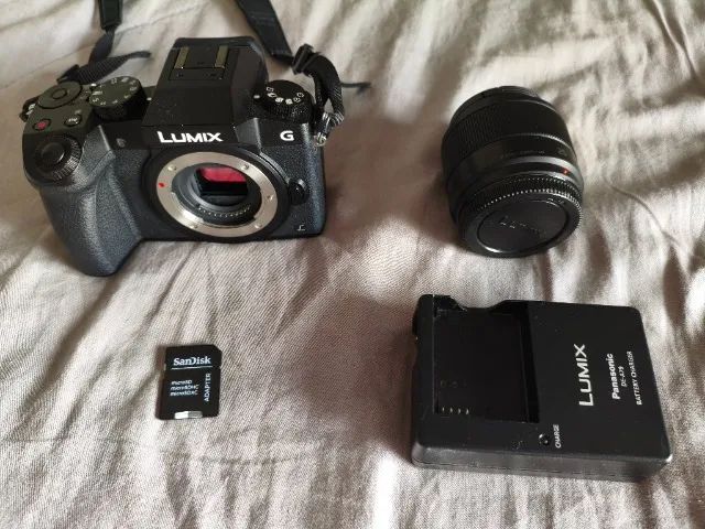 Câmera Mirrorless Panasonic Lumix G7 + Lente + Microsd - Foto 3