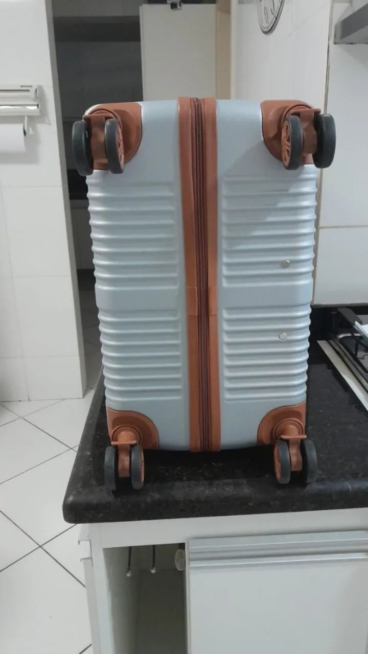 Mala de Viagem Palazzio Rigida 360 Santino G - APLV191G Cor: Prata - Foto 2