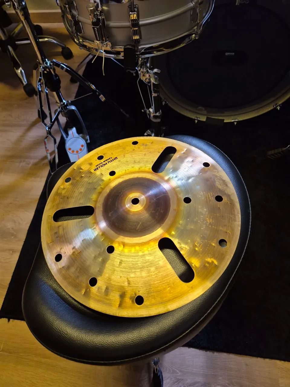 Prato Mini Crash 13" Efx em bronze B10 - Foto 4