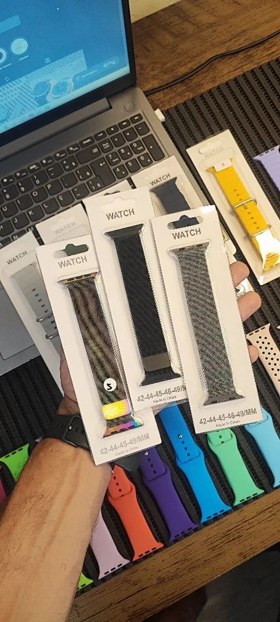 Pulseiras para smartwatchs em geral - 18/20/22/38/41/45/49MM - Foto 3