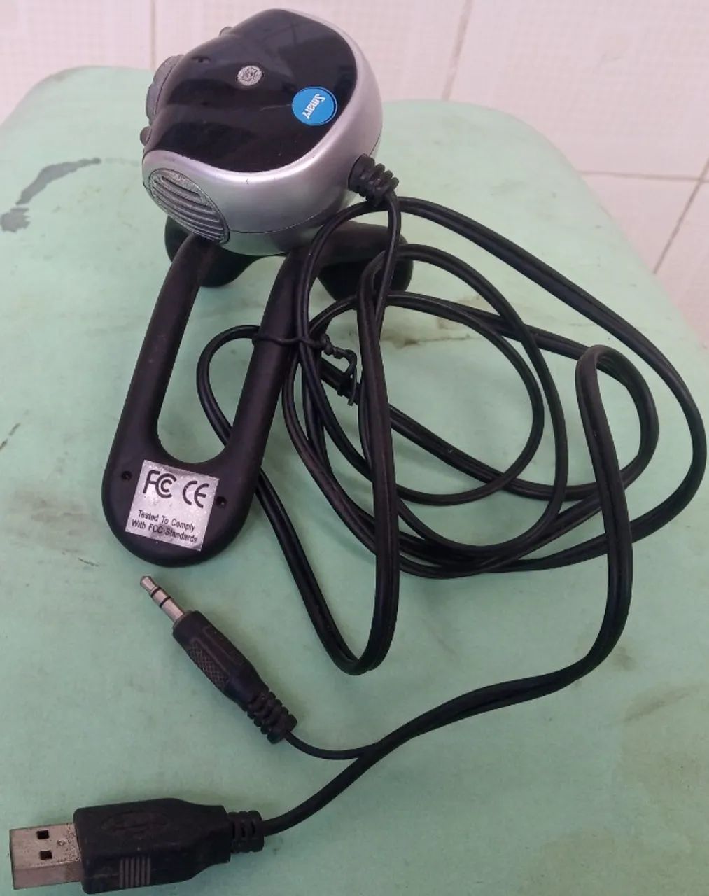 Webcam Câmera Smart para computador, USB, filma e tira foto, Funcionando. R$ 20 - Foto 2