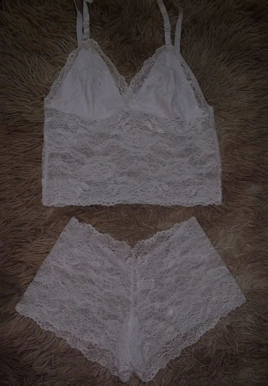 CONJUNTO DE LINGERIE EM RENDA ? ATELIÊ DA LUA - Foto 3