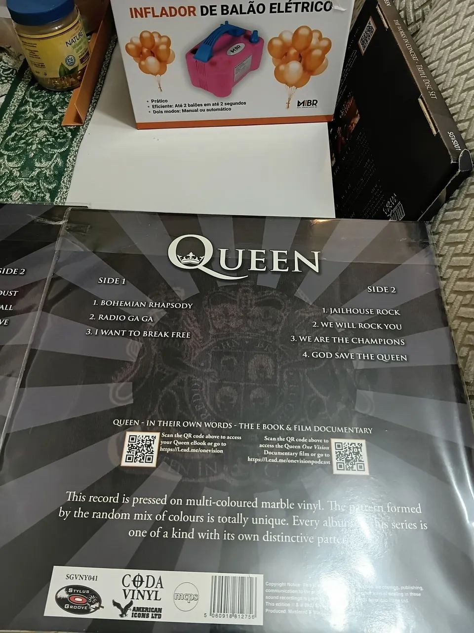Lp Queen The works in concert (3 LPs) - Foto 5