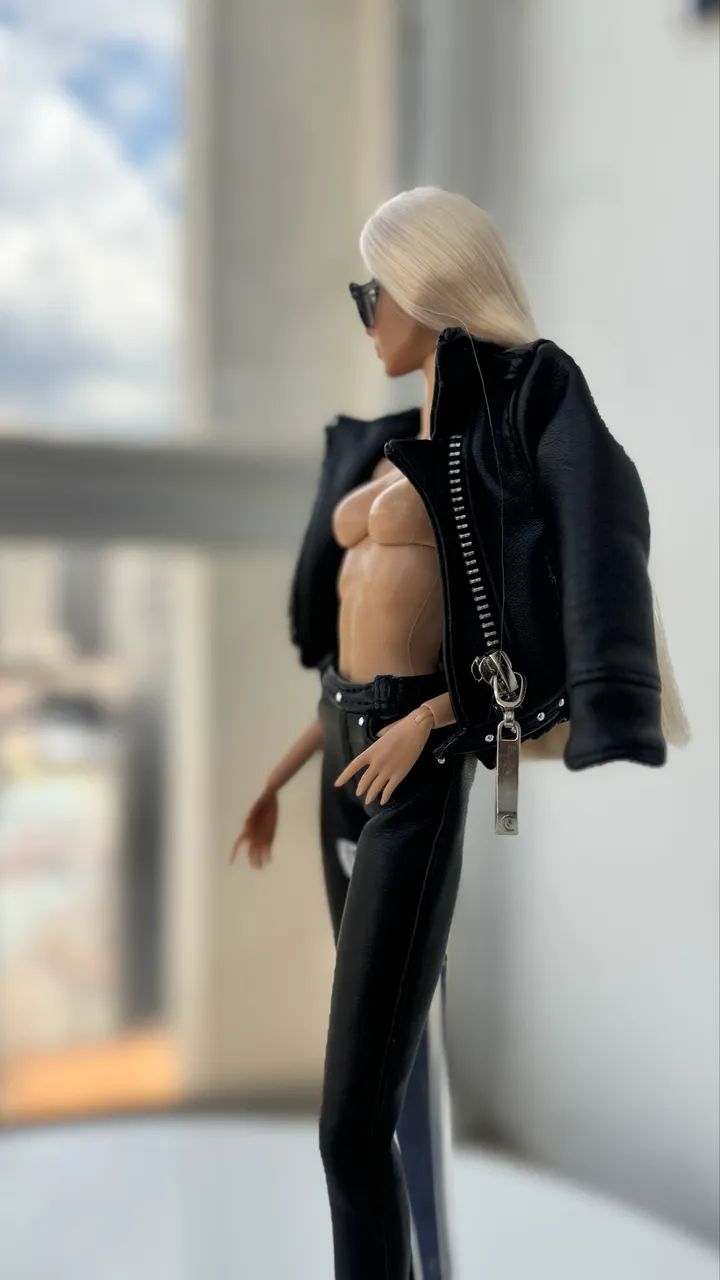 Calça de ?couro? FR/Xian doll - Foto 4