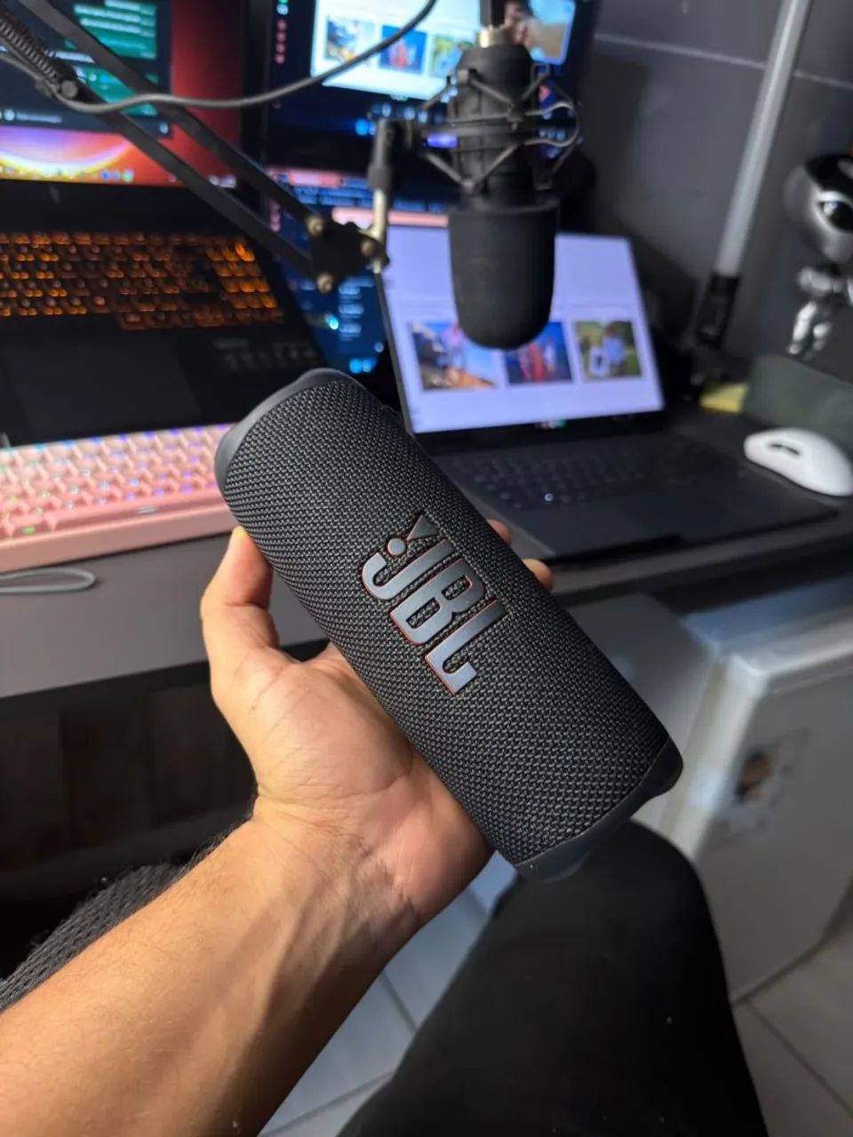 Caixa de somJBL flip 6 à prova d'água