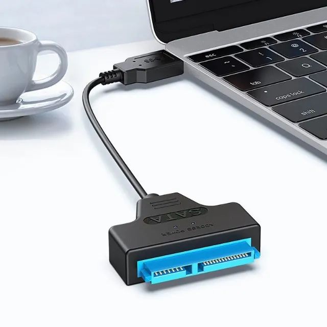 Cabo Conversor Adaptador Sata para USB - Foto 2