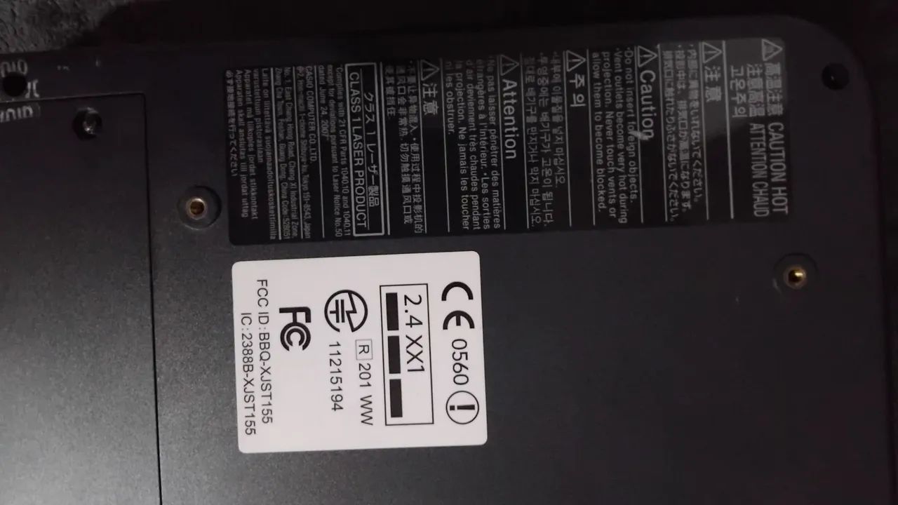 Vendo projetor casio xj-st155 - Foto 3