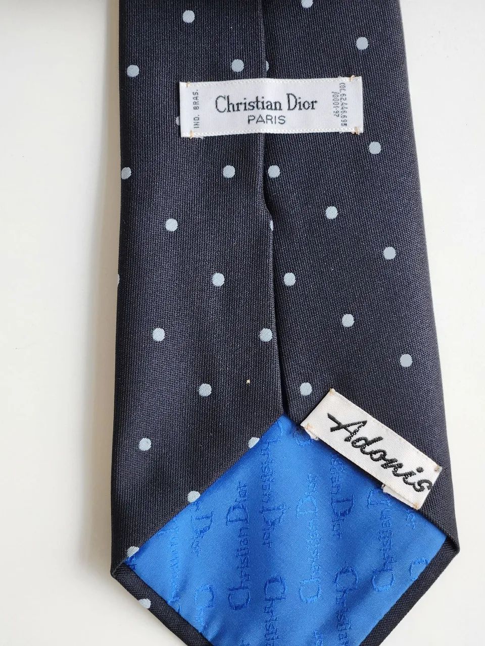 Gravata dior poa azul - Foto 3