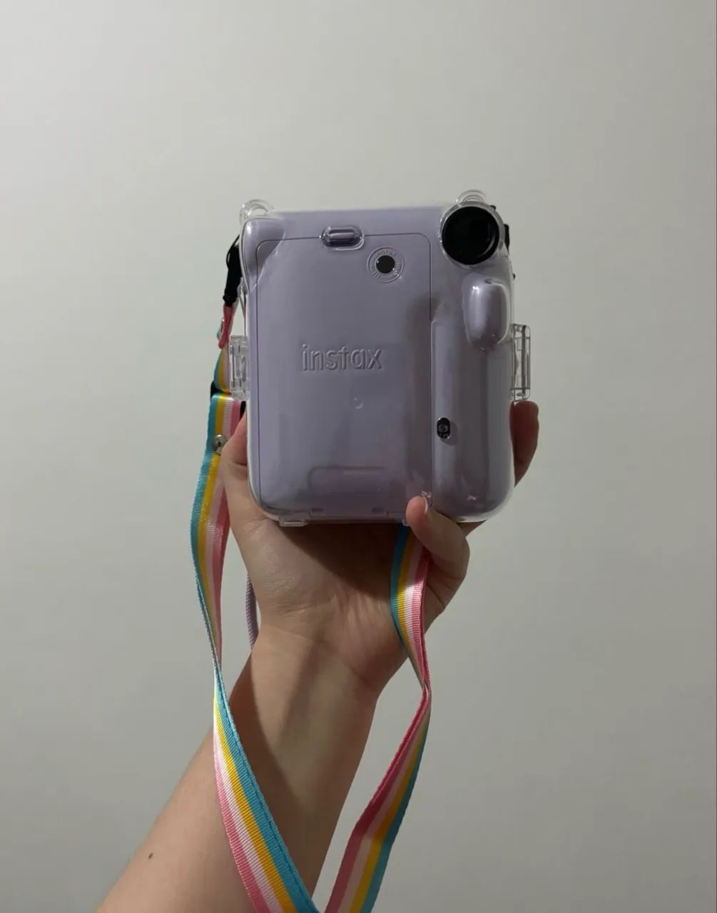 Câmera instax mini 12 lilás candy + case - Foto 2