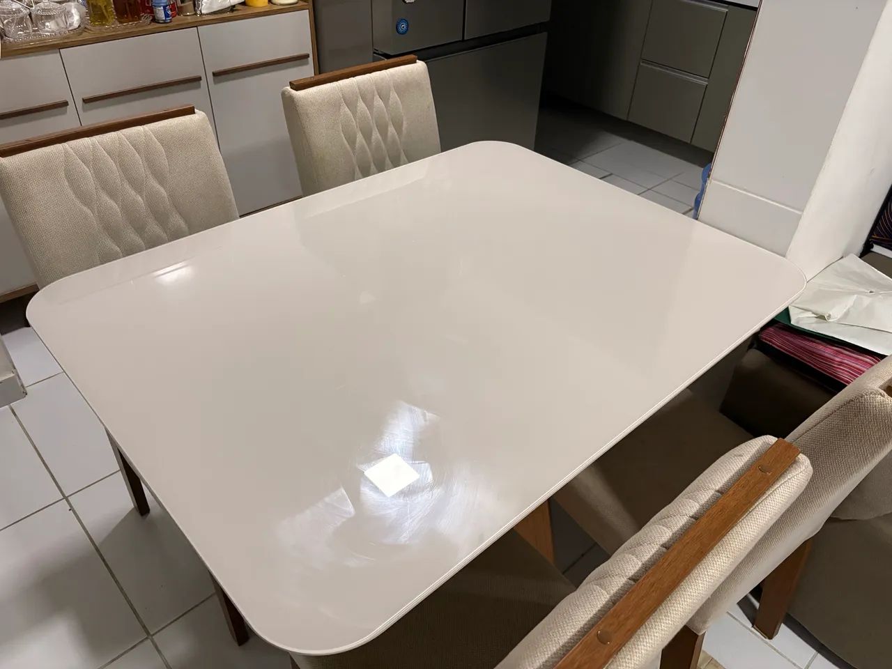 Mesa de vidro 4 lugares  - Foto 5