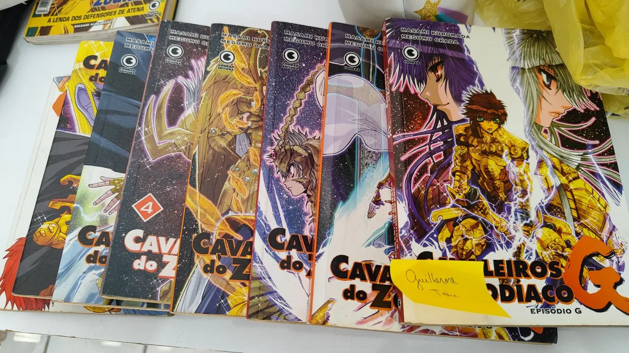Mangas Cavaleiros do Zodíaco(SaintSeiya) - Episódio G - Livros e