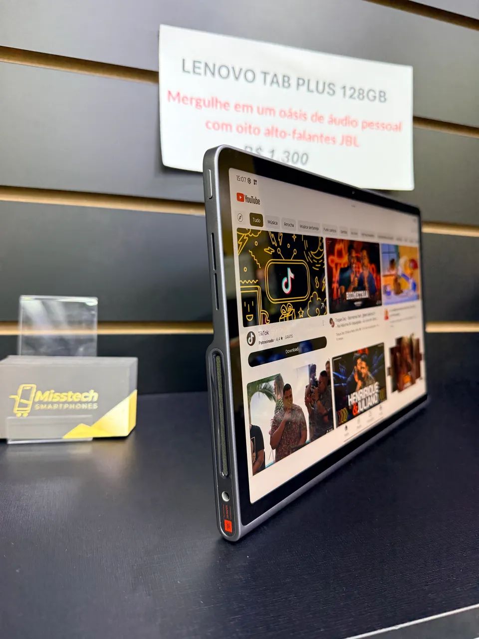 Lenovo Tab Plus Alto Falante JBL  - Foto 2