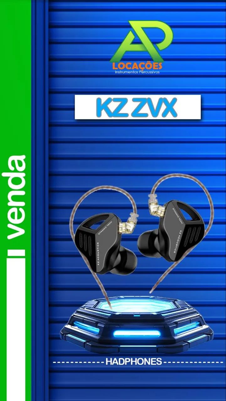 Fone de ouvido kz ZVX - Foto 2