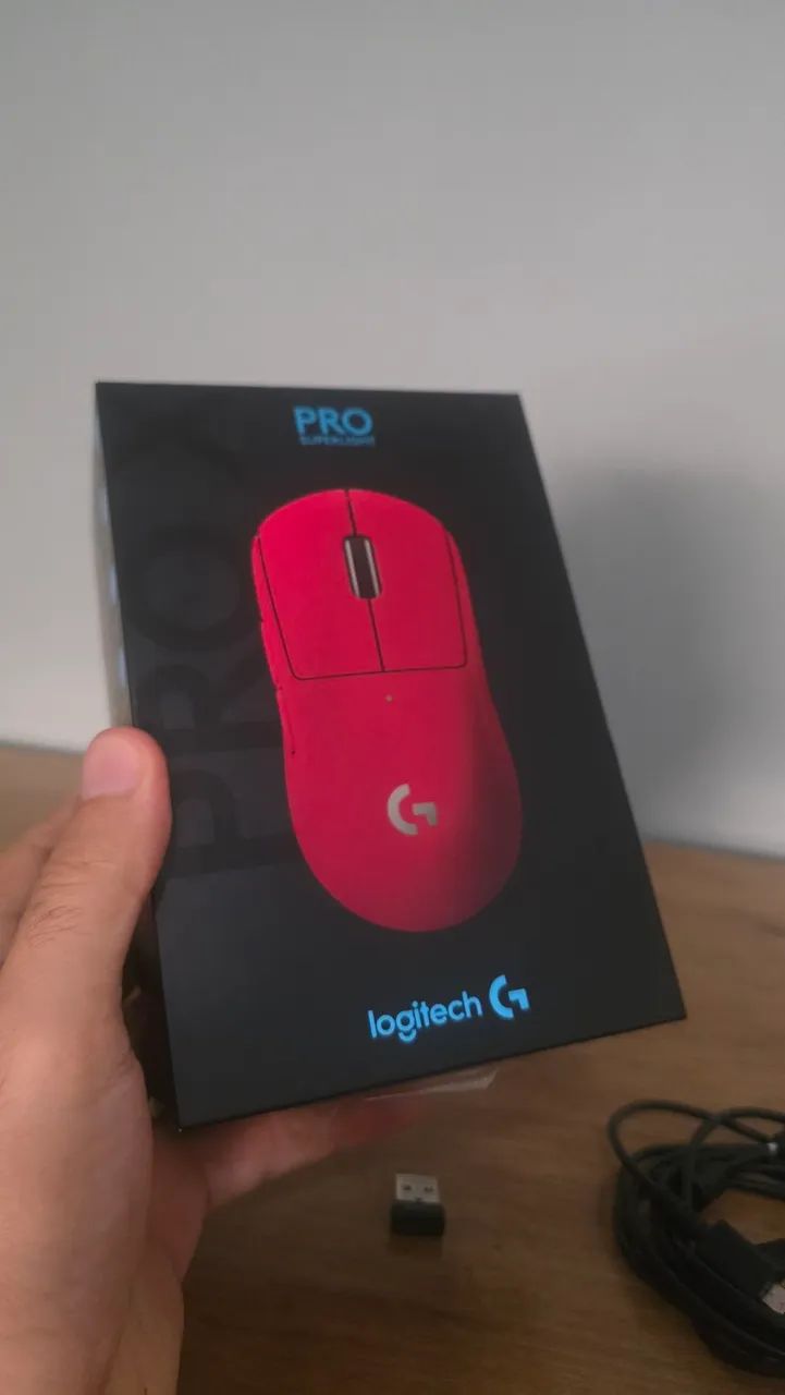 Mouse Logitech G PRO X Superlight Vermelho