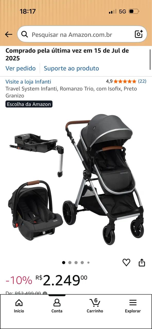bebe conforto + carrinho + base isofix 