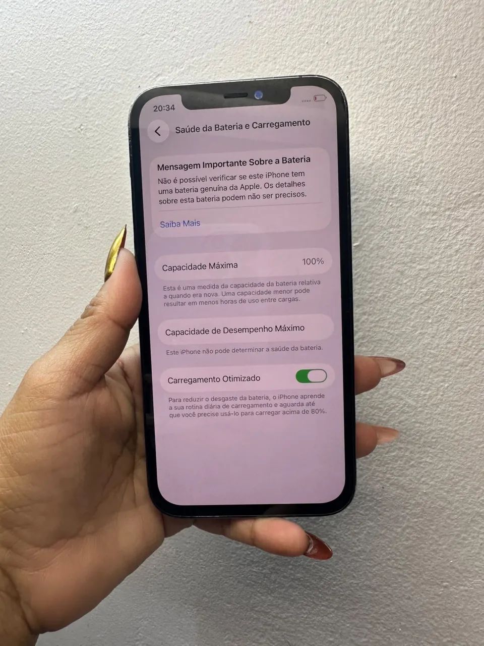 iPhone 12 Pro 128GB Face ID ?ok bateria 100%