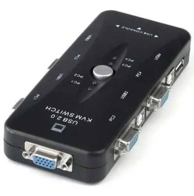 Chaveador Kvm Usb Switch 4 Portas Vga - Foto 3