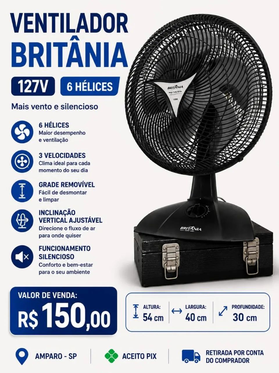 Ventilador Britânia 