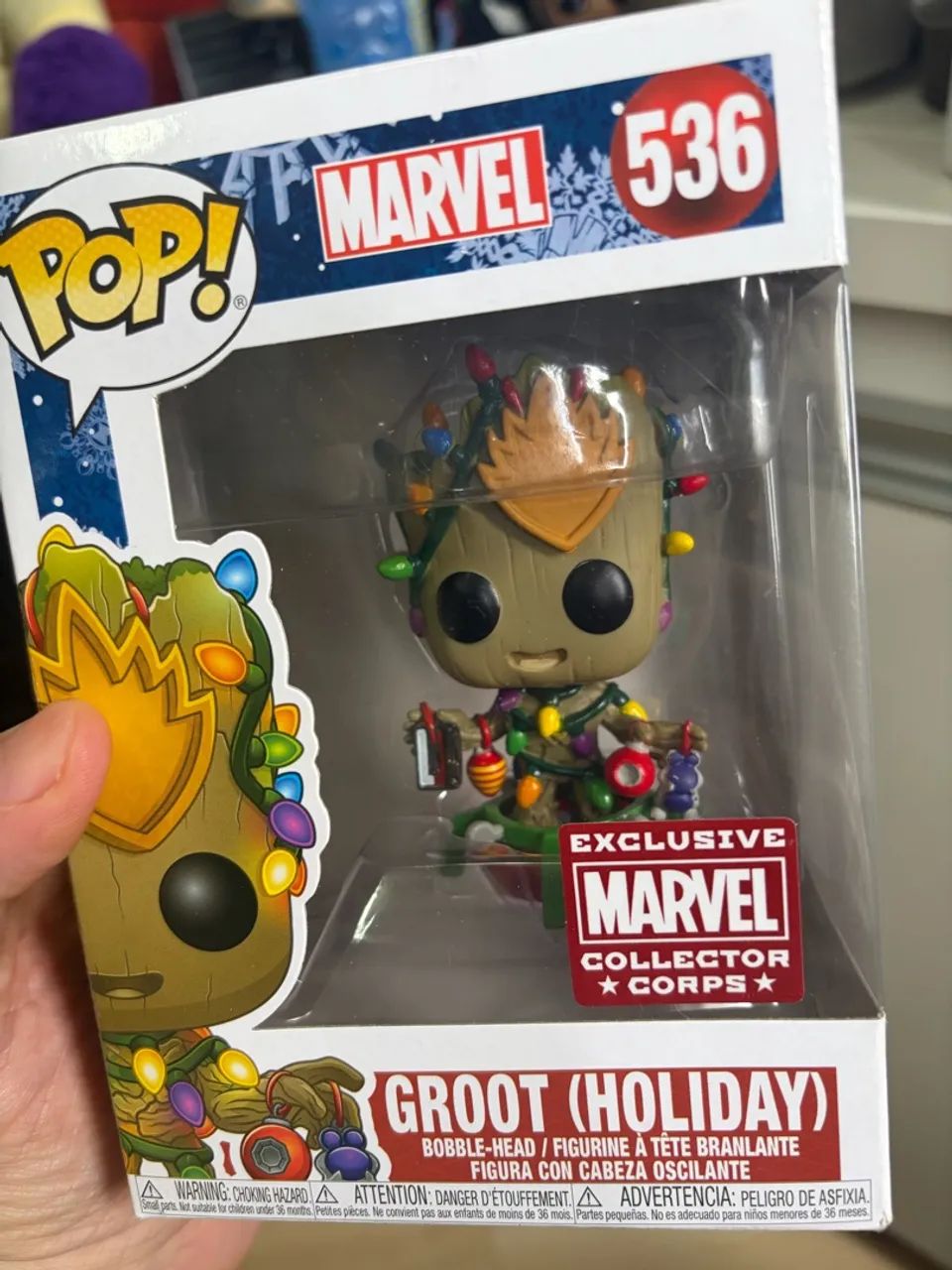 Funko Groot Holiday Exclusive Marvel Collection Corps 536