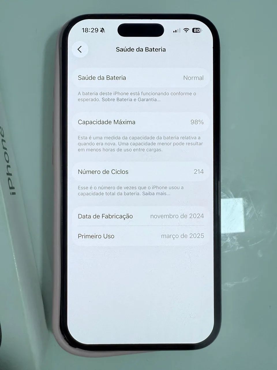 OPORTUNIDADE - IPhone 16 Pro 256gb - Foto 2